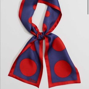 Polka Dot Silk Oblong